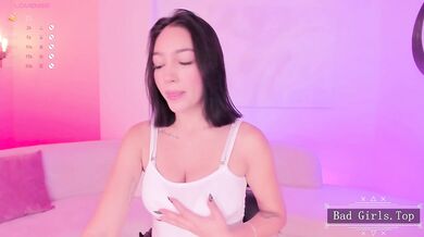 Cute slim big booty natural huge tits babe suck and tit fuck