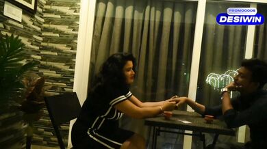 Hot Romantic Couple Having Hardcore Sex In Hotel Room