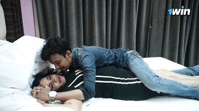 Hot Romantic Couple Having Hardcore Sex In Hotel Room