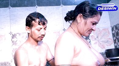 Hot Indian Couple Enjoying Hot Fuck In Bathroom