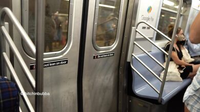 Exposed in the subway