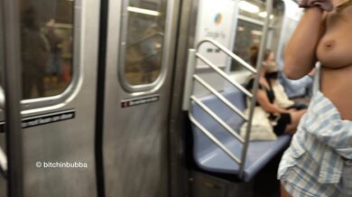 Exposed in the subway