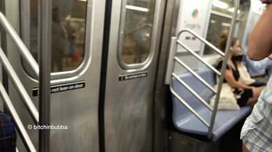 Exposed in the subway