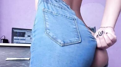 Easy access jeans