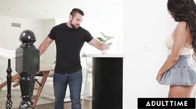 Naughty MILF Jena LaRose Caught With Anal Beads By Her Landlord And Turns It Into Hot Sex