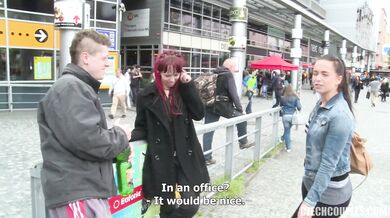 Couple from the street has sex with another couple for money