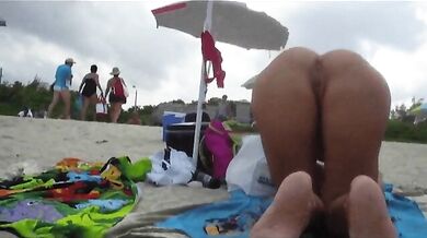 Windy day on the beach