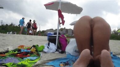 Windy day on the beach