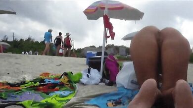 Windy day on the beach