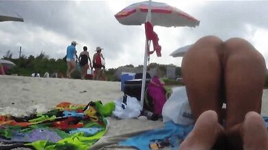 Windy day on the beach