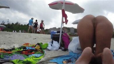 Windy day on the beach