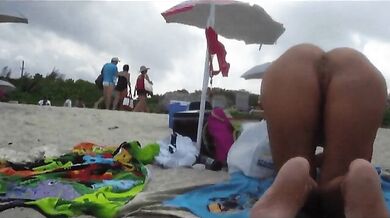 Windy day on the beach