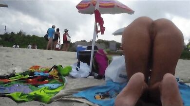 Windy day on the beach