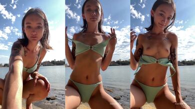 Letting my little titties out to see a bit of sun