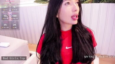 Cute teen dildo blowjob and pussy play