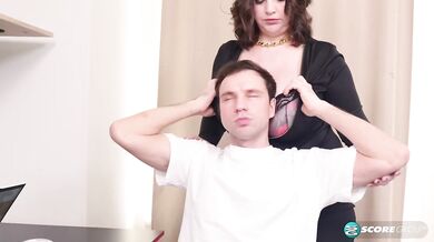 It's Work When A Busty Woman Wants A Dick-Down