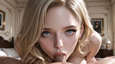 Watch a hot blonde scream as she rides rough and deep all night