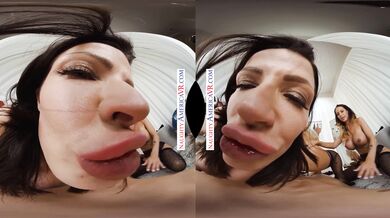You Thought You Were Safely Hidden Outside The Changing Room Until Joslyn James, London River And McKenzie Lee Drag You Out And Teach You A Lesson