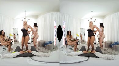You Thought You Were Safely Hidden Outside The Changing Room Until Joslyn James, London River And McKenzie Lee Drag You Out And Teach You A Lesson