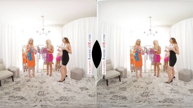 Brittany Andrews Invites Her MILF Friends Brandi Love And Silvia Saige Inside The Fitting Room To Explore Every Inch Of Their Desires