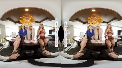 Bianca Burke, Kayla Kayden And Nikki Delano Use Every Inch Of Their Sultry Allure To Push A Massive Commercial Deal Across The Finish Line