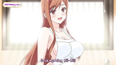 Anime beauty takes hard cock before breakfast in her kitchen