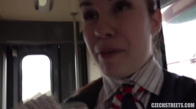 Sex With A Conductor In The Train's Toilet