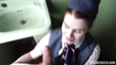 Sex With A Conductor In The Train's Toilet