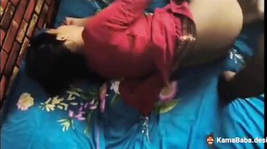Indian Woman Gets Fucked Hard On A Floral Bed