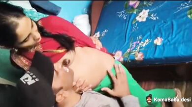 Indian Woman Gets Fucked Hard On A Floral Bed