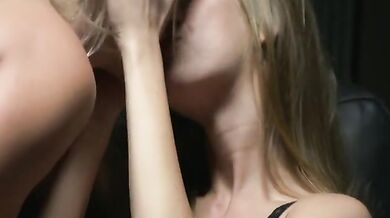 Two lesbians licking each other's pussy