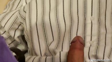 Blonde and brunette in threesome