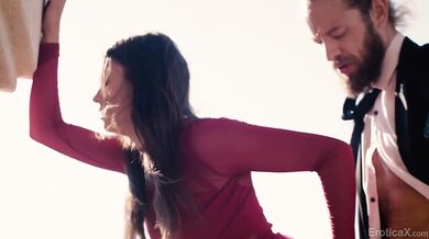 Kylie Rocket fucks outdoor