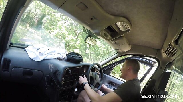Czech girl has great time with taxi driver after bad date