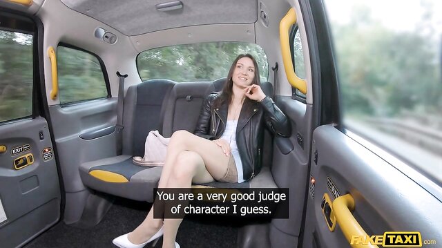 Hot MILF fucks with taxi driver