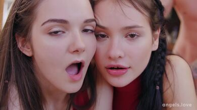 Matty Mila Perez and Simona Purr fucked in threesome