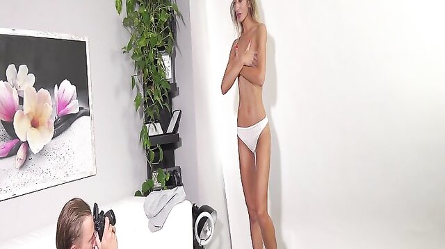 Angel Sky at the Czech Sex Casting