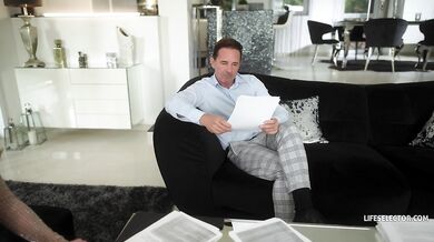 Alexa Flexy anally fucked by two horny guys