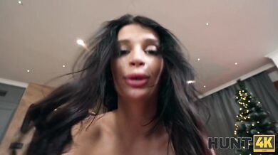 Babe fucks for money in front of her boyfriend