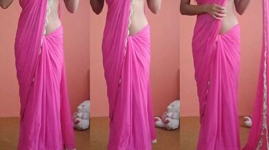 Sexy Saree-Striptease