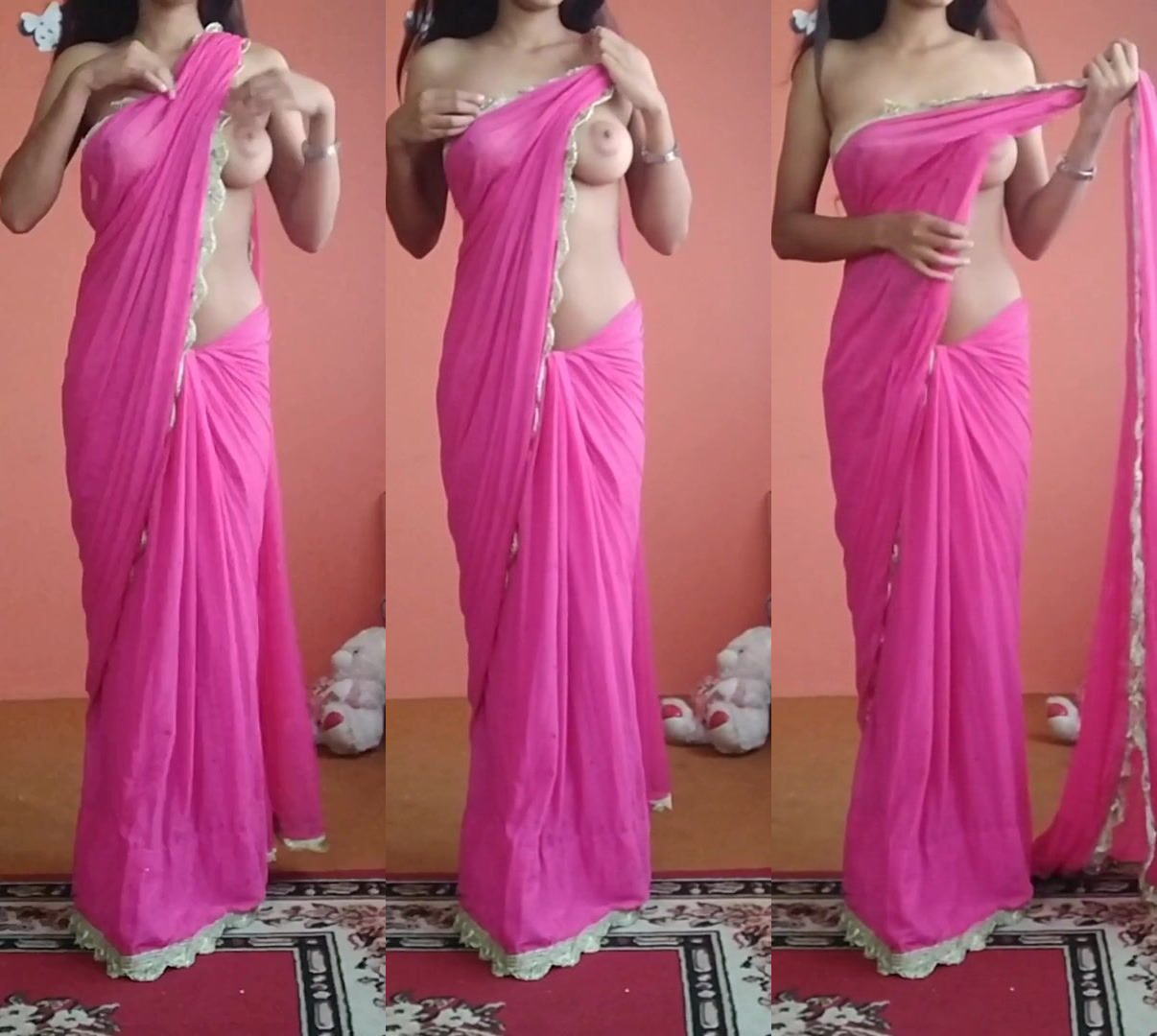 Sexy Saree-Striptease