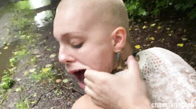 A Woman Gets Fucked On The Czech Streets