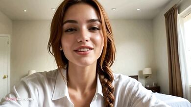 Gorgeous Ginger Gets Drilled All Night