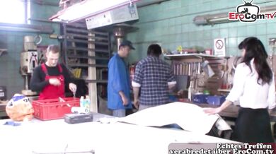 Hairy Secretary Fucked At Work