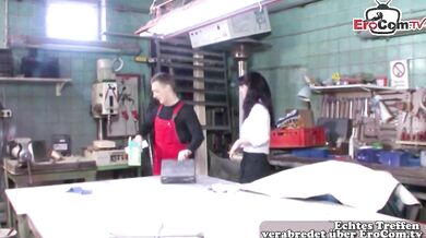 Hairy Secretary Fucked At Work