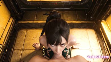 Brunette Eve With Big Bouncing Tits Wearing A Latex Suit Fucked Hard Like A Slut
