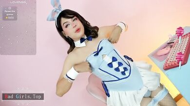 Super Cute Slim Stocking Cosplay Teen Show