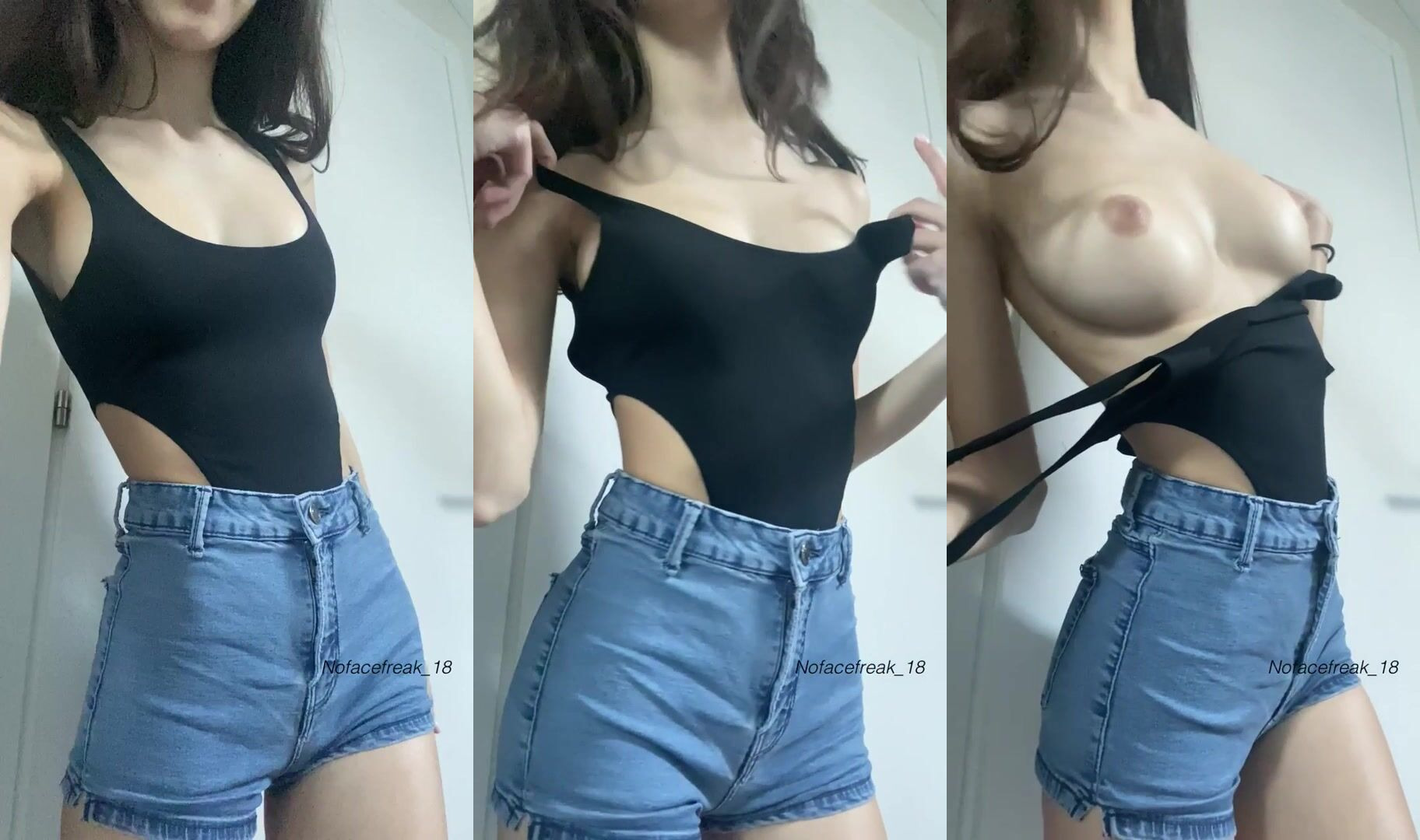 Petite teen strip