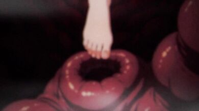 Frieren Hentai: Petite Elf Takes Bound Tentacle DP and X-Ray Creampie in the Den