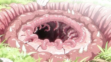 Frieren Hentai: Petite Elf Takes Bound Tentacle DP and X-Ray Creampie in the Den